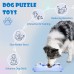 TRIGRAND Dog Puzzle Toys, Dog Toys for Boredom with Squeaky,Dog Treat Toy IQ Training & Anxiety Relief,Enhanced Exploration,Washable,Interactive Dog Toy for Medium Pets,Cats,Puppies,Blue