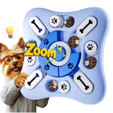 TRIGRAND Dog Puzzle Toys, Dog Toys for Boredom with Squeaky,Dog Treat Toy IQ Training & Anxiety Relief,Enhanced Exploration,Washable,Interactive Dog Toy for Medium Pets,Cats,Puppies,Blue